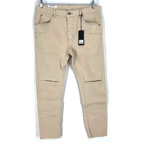 Man X One Teaspoon 34 Long Mr Blues Denim Jeans NWT L'Stone - Picture 1 of 6